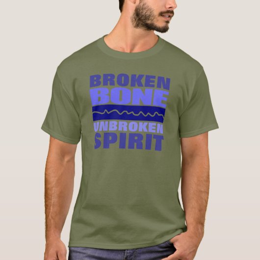 Botten gebroken maar ongebroken t-shirt (Voorkant)