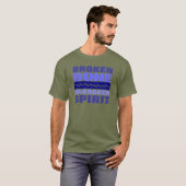 Botten gebroken maar ongebroken t-shirt (Voorkant volledig)