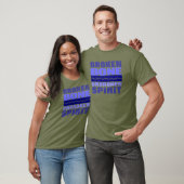 Botten gebroken maar ongebroken t-shirt (Unisex)