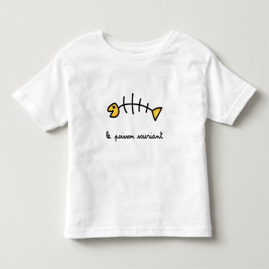 Botten glimlachen Toddler T-Shirt (Voorkant)
