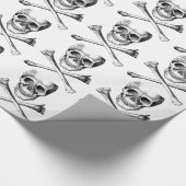 Botten grijs cadeaupapier (Hoek)