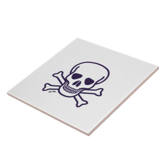 Botten grote tegel tegeltje (Zijkant)