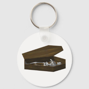 Botten in een Coffin: Halloween: Sleutelhanger