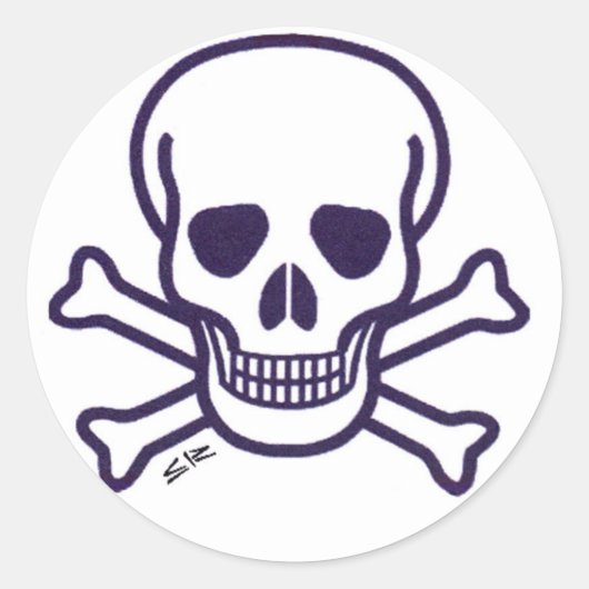 Botten kleine ronde stickers (Voorkant)