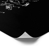 Botten komen tot leven Ezechiël 37 Halloween Skele Poster (Hoek)