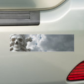Botten met Cloudy Sky Car Bumpersticker (Op auto)