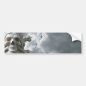 Botten met Cloudy Sky Car Bumpersticker (Voorkant)