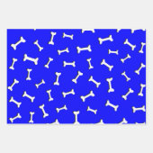 Botten op blauwe achtergrond document knipsel doua inpakpapier vel (Voorkant)