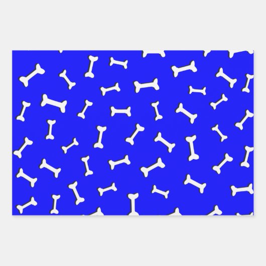 Botten op blauwe achtergrond document knipsel doua inpakpapier vel (Voorkant)