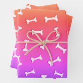 Botten op Kleurrijke Achtergrond Papieruitsnijding Inpakpapier Vel (In situ)