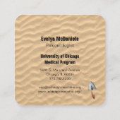 botten paleontoloog visitekaartje (Achterkant)