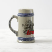 Botten Pirate Skelet Mok/Stein Bierpul (Links)