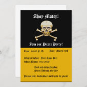 Botten piratenpartij kaart (Voorkant / Achterkant)