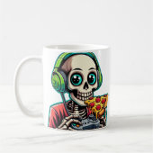 Botten, pizza en games: wanneer een skelet weet koffiemok (Links)