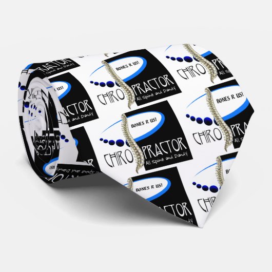 BOTTEN R US CHIROPRACTOR - ALLE SPINE EN DANDY STROPDAS (Opgerold)