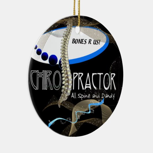 BOTTEN R US CHIROPRACTOR CHRISTMAS ORNAMENT (Rechts)