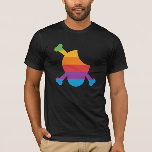 Botten retro Apple logo T-shirt (Voorkant)