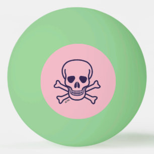 Botten Roze groene glo 1 ster pingelt pongbal Pingpongbal