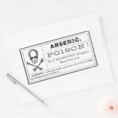 Botten septouw Arsenic Poison Etiket (Envelop)