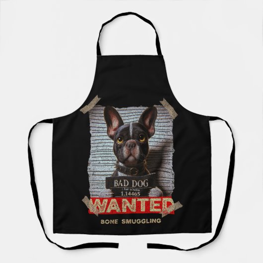 Botten Smokkelen Slechte Hond: De Boston Terrier's Schort (Voorkant)