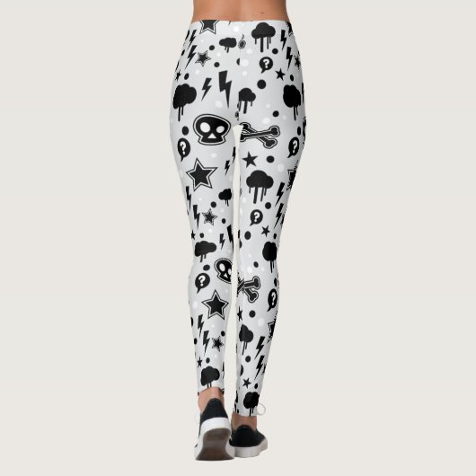 Botten Stromen Leggings (Achterkant)