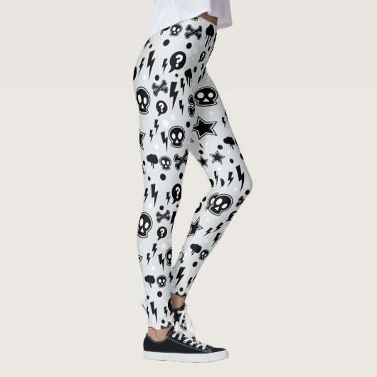 Botten Stromen Leggings (Rechts)
