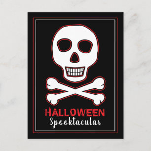 Botten, uitnodiging van Red Halloween Party