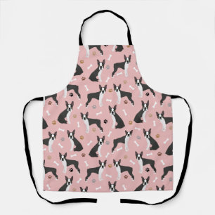 Botten van Boston Terrier en Paws Apron Schort
