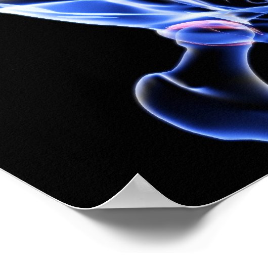 Botten van de boomstam poster (Hoek)