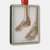 Botten van de Feet Metalen Ornament (Rechts)
