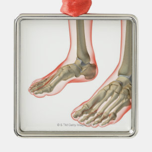 Botten van de Feet Metalen Ornament