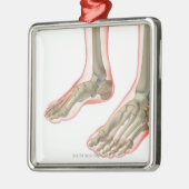 Botten van de Feet Metalen Ornament (Links)