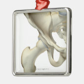 Botten van de Hip 5 Metalen Ornament (Links)