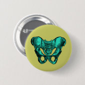 Botten van de menselijke anatomie Pelvis Ronde Button 5,7 Cm (Voorkant /achterkant)