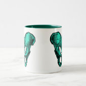 Botten van de menselijke anatomie Pelvis Tweekleurige Koffiemok (Center)