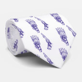 Botten van de poten - blauw stropdas (Opgerold)