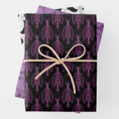 Botten van de schedel en de wervelkolom Paarse pap Inpakpapier Vel (In situ)