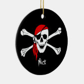 Botten van de schedel keramisch ornament (Rechts)