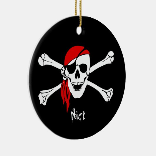 Botten van de schedel keramisch ornament (Rechts)