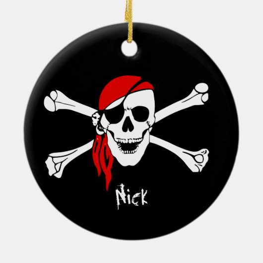 Botten van de schedel keramisch ornament (Achterkant)