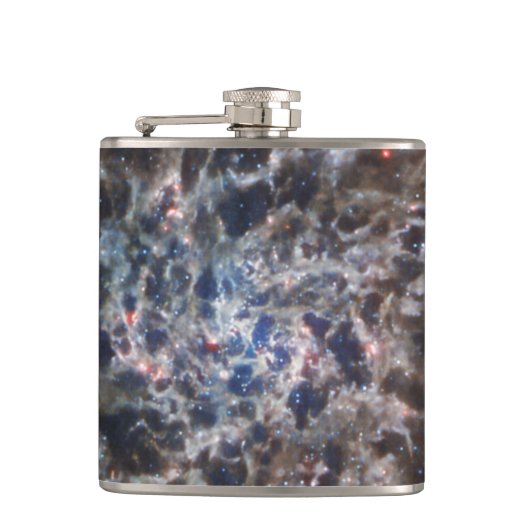 Botten van Galaxy IC5332 van JWST Heupfles (Voorkant)