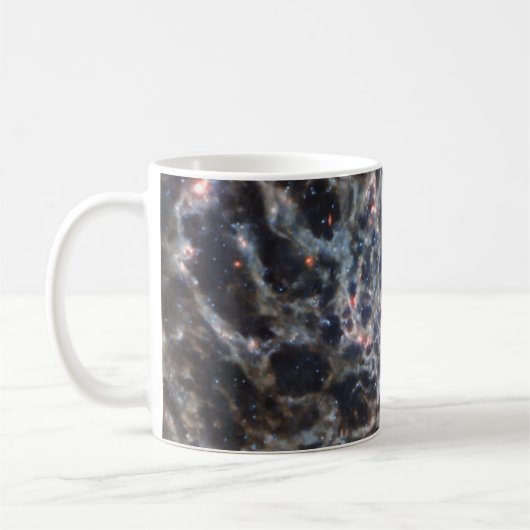 Botten van Galaxy IC5332 van JWST Koffiemok (Links)