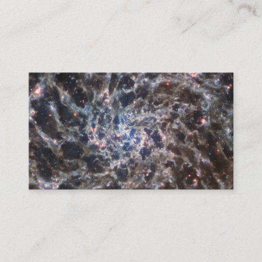 Botten van Galaxy IC5332 van JWST Visitekaartje (Voorkant)