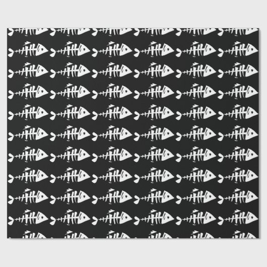 Botten van vis cadeaupapier (Vlak)