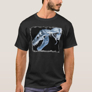 Botten voor Blue & Black T-Rex X-Ray Foto T-shirt