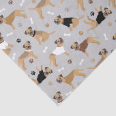 Botten voor grensdragers en plakkenpapier tissuepapier (Detail)