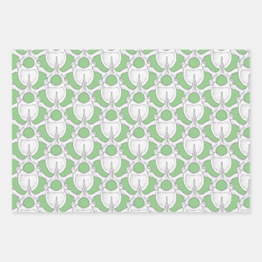 Botten voor schedel en ruggengraat inpakpapier vel (Voorkant 3)