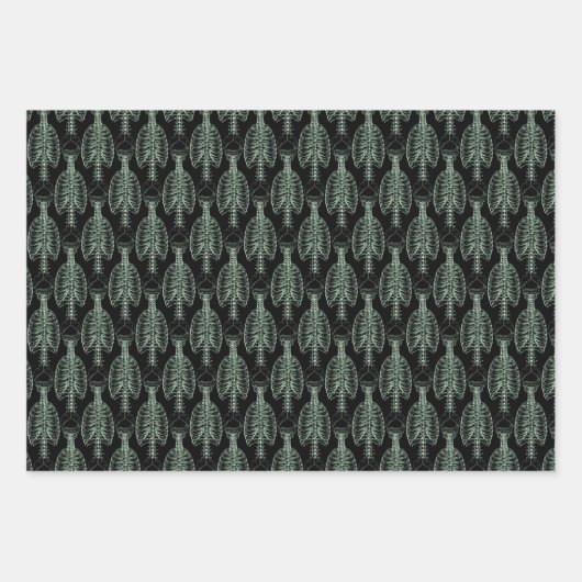 Botten voor schedel en ruggengraat inpakpapier vel (Voorkant)