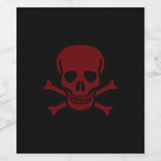 Botten Wijn Etiket (Enkel label)