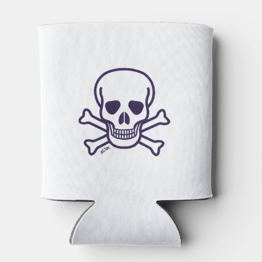 Botten witte koelbox 2-zijdig blikjeskoeler (Achterkant)